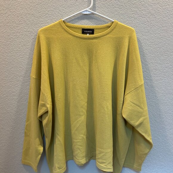 Eskandar Grey 100% Cashmere Long Sleeve - Picture 1 of 4